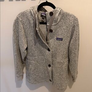 Patagonia Heathered Gray Hooded Jacket